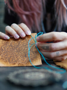 δερματοτεχνία leather crafting by ele