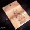 Leather Tobacco Pouch With Pyrography. Anime Character