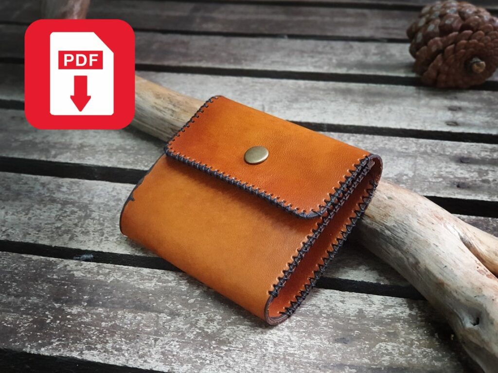 PDF Leather Pattern Wallet.Trifold Wallet Pattern