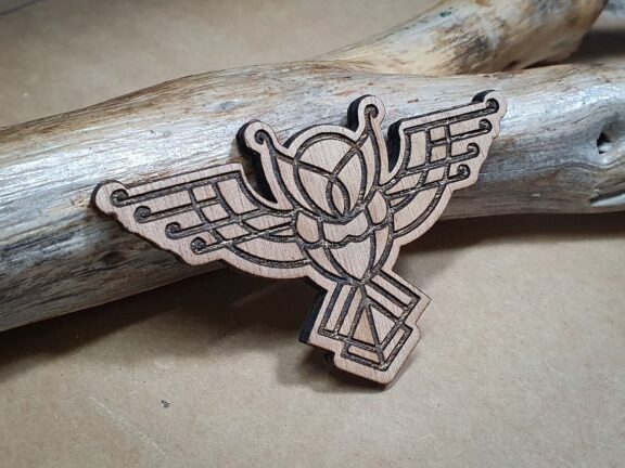 Owl Wooden Stamp For Leather Crafting