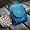 Vegvisir Wooden Stamp For Leather Crafting | Runic Compass Stamp