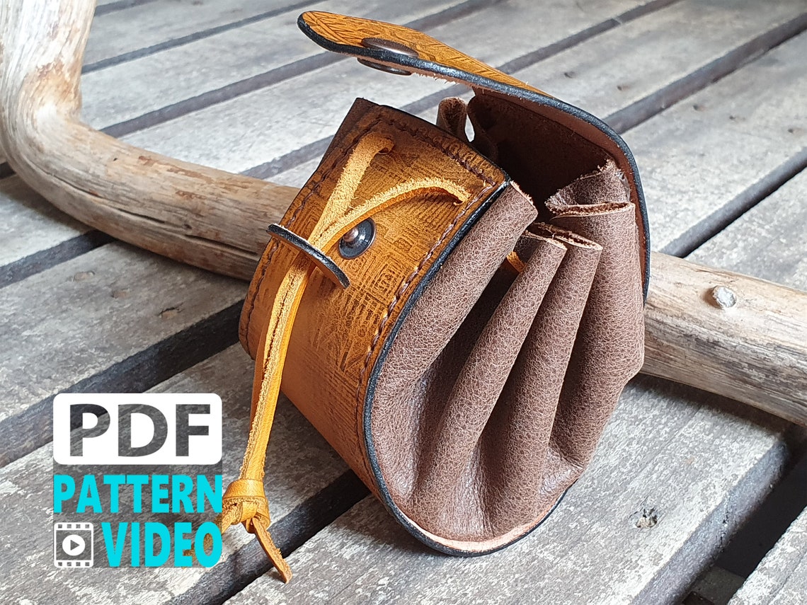 Leather Clutch Bag PDF Pattern/ Diy / Bag Template / 