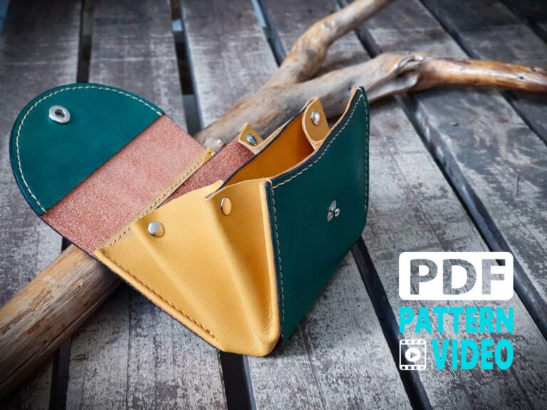 PDF Leather Pattern. Multi-Purpose Wallet Pattern