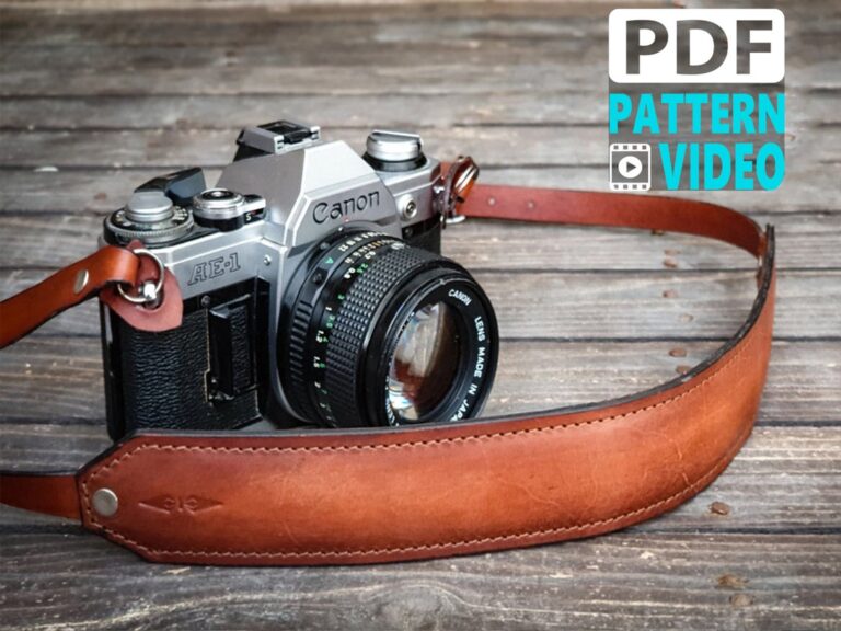 PDF Leather Pattern / Leather Camera Strap