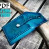 PDF Leather Pattern. Pocket Size LEATHER Wallet