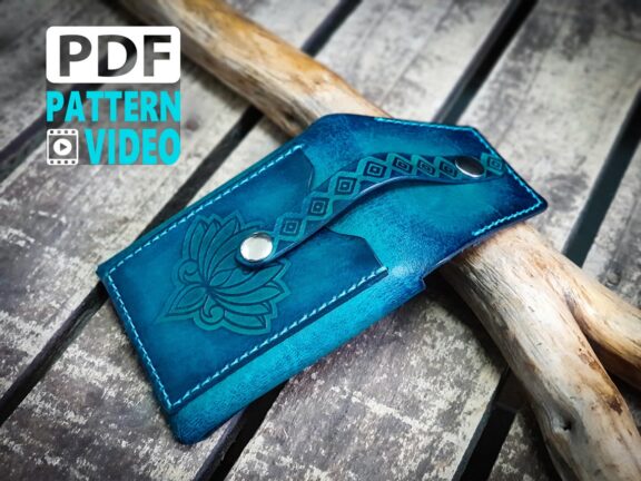 PDF Leather Pattern. Pocket Size LEATHER Wallet