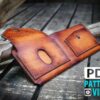 PDF Leather Pattern Wallet. Bi fold Card Wallet