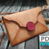 PDF Leather Pattern | Letter Design Bag