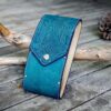 Blue Wood and Leather Case