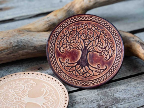 Tree Of Life leather patch