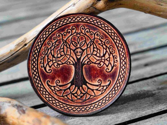 Tree Of Life leather patch