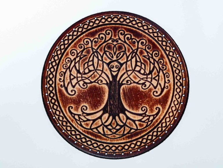 Tree Of Life leather patch