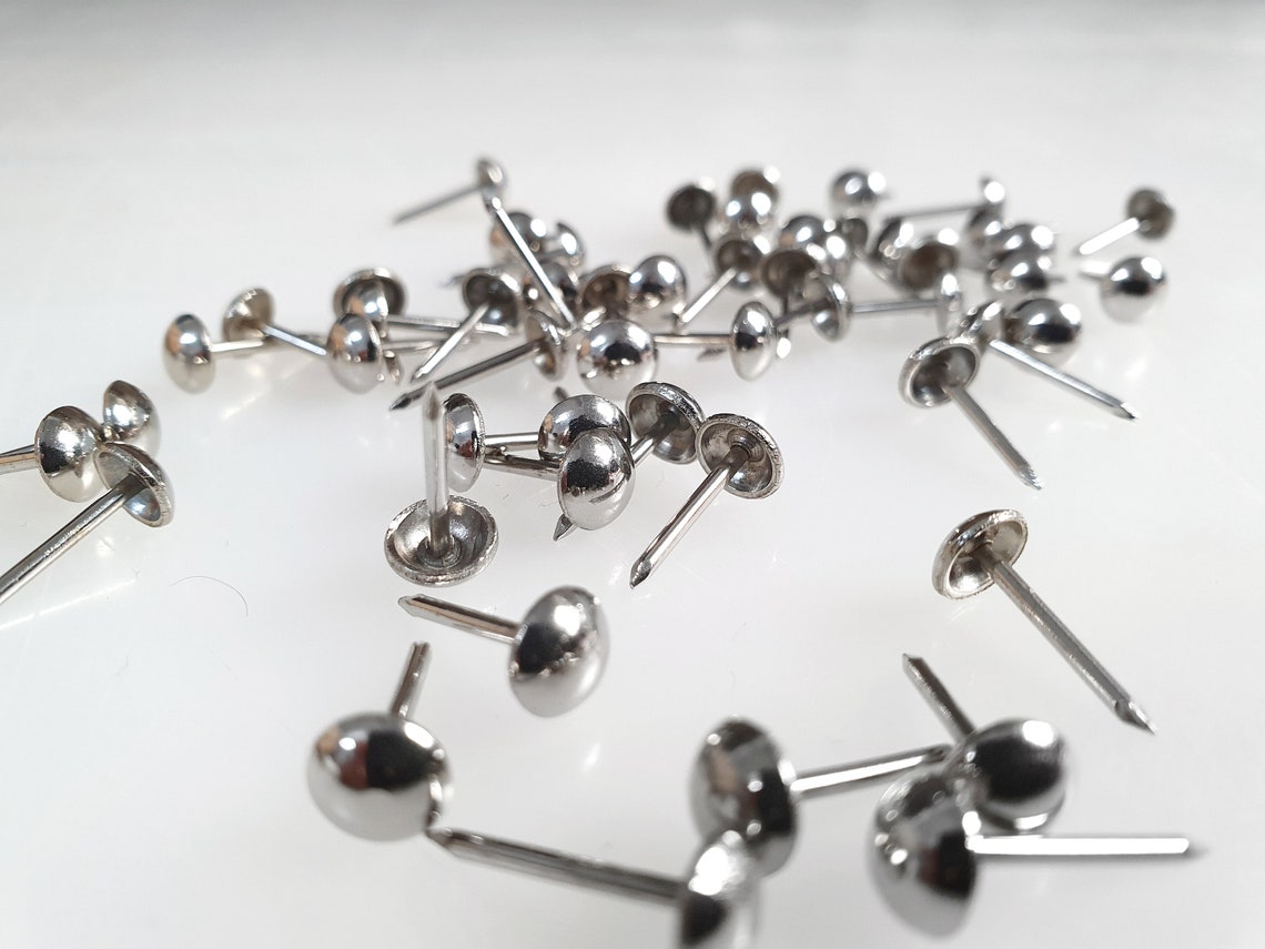 Decorative Metallic Nickel Nails | Tacks 7mm x 15mm - Eleana Workshop ...