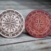 Nautical Compass Wooden Stamp For Leather Crafting | Compass Rose