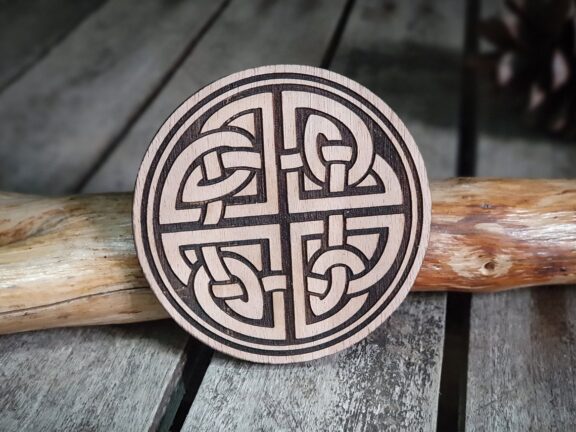 wooden stamp celtic knot