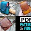 Set Of 3 PDF Leather Patterns / Cigarette Case With Small Lighter Slot