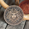 Medusa Wooden Stamp for leather crafting