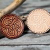 Celtic Trinity Knot leather patch