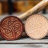 Celtic Trinity Knot leather patch