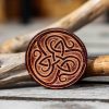 Celtic Trinity Knot leather patch