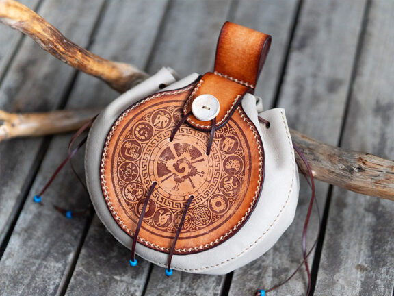 Leather Flask Pouch
