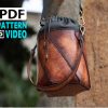 Hexagonal Leather Bucket Bag Pattern