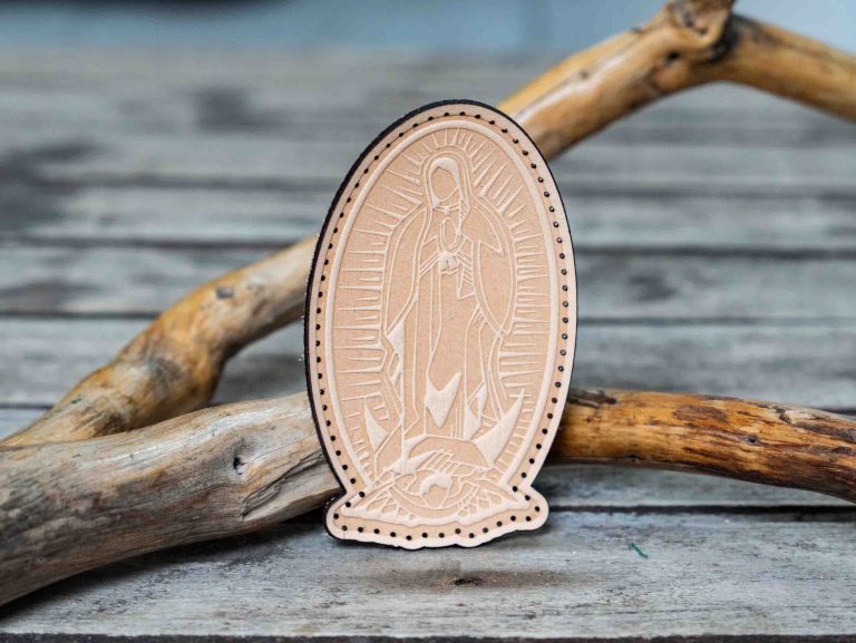 Leather Patch Our Lady of Guadalupe