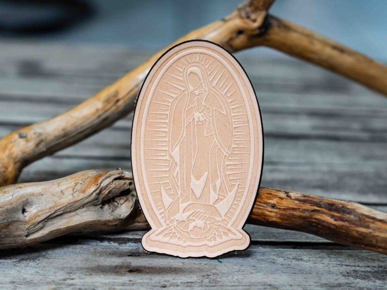 Leather Patch Our Lady of Guadalupe