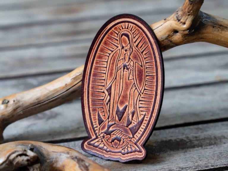 Leather Patch Our Lady of Guadalupe