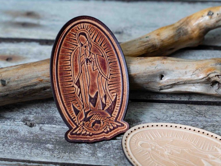 Leather Patch Our Lady of Guadalupe