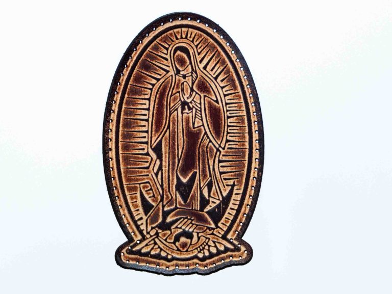 Leather Patch Our Lady of Guadalupe