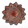 Leather Patch Sunflower Mandala