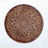 Heart Mandala leather patch