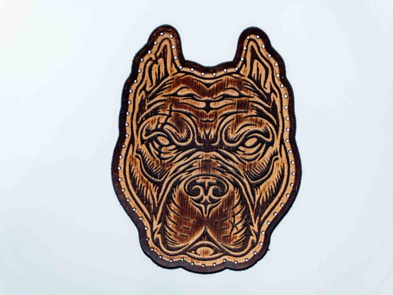 Leather Patch Pitbull