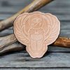 Leather Patch Sacred Scarab Emblem