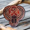 Leather Patch Sacred Scarab Emblem