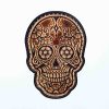 Leather Patch Sugar Skull Day Of The Dead