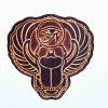 Leather Patch Sacred Scarab Emblem