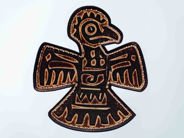 Leather Patch Thunderbird Totem