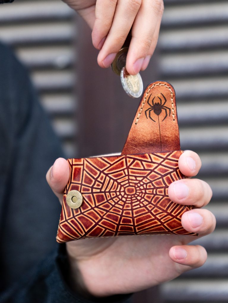 Spider Web Men's Wallet Pattern With Video Tutorial | SVG, AI, CDR and PDF Pattern - Image 8
