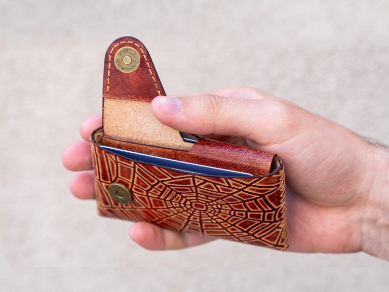 Spider Web Men's Wallet Pattern With Video Tutorial | SVG, AI, CDR and PDF Pattern - Image 6