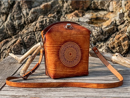 Soraya Handmade Leather Crossbody Bag