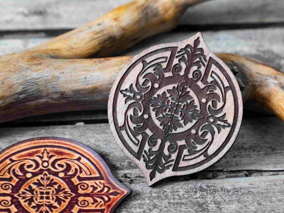 Regal Crest Wooden Stamp for leather crafting