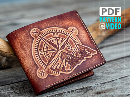 PDF Leather Pattern King's Wallet