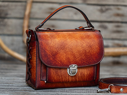 Mini Leather Satchel