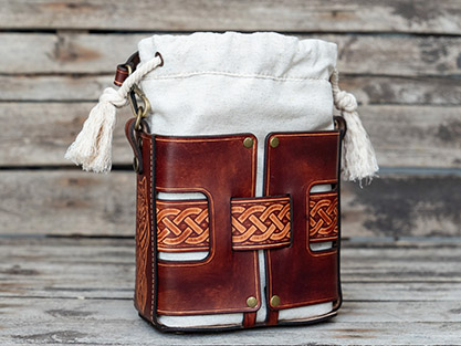 Aurelia Leather Bucket Bag | PDF Leather Pattern (Digital Download) - Image 3