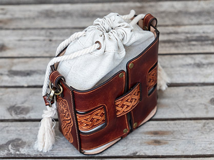 Aurelia Leather Bucket Bag | PDF Leather Pattern (Digital Download) - Image 9